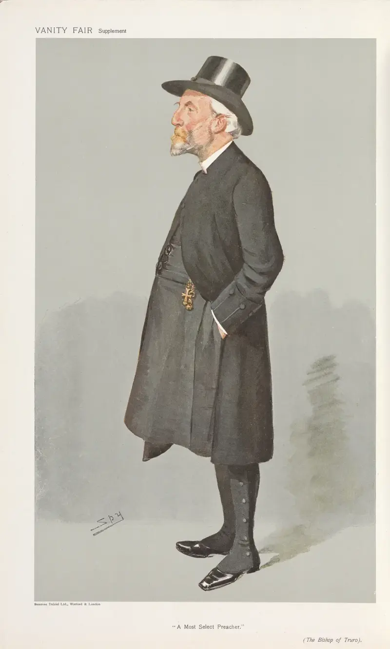 Clergy. ‘A Most Select Preacher’. Rev Charles Stubbs, Lord Bishop of Truro. 6 February 1907 av Leslie Matthew Ward
