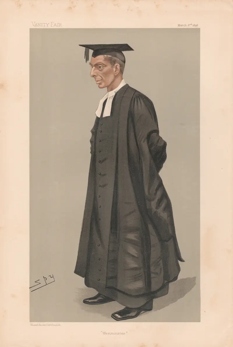 Clergy. ‘Westminster’. Rev. William Gunion Rutherford. Head Master of Westminster School. 3 March 1898 av Leslie Matthew Ward