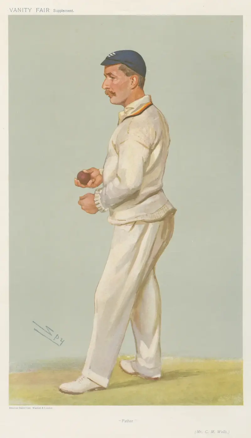Cricket. ‘Father’. Mr. C.M. Wells. 10 July 1907 av Leslie Matthew Ward