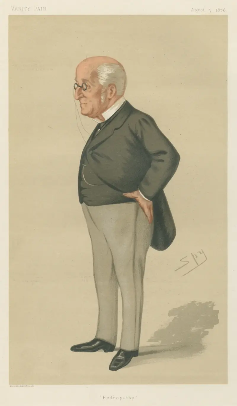 Läkare och vetenskapsmän. ”Hydropati”. James Manby Gully. 5 augusti 1876 av Leslie Matthew Ward