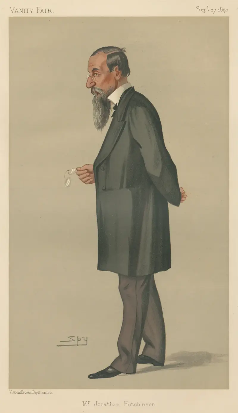 Ärzte und Wissenschaftler. Mr. Jonathan Hutchinson. 27. September 1890 von Leslie Matthew Ward