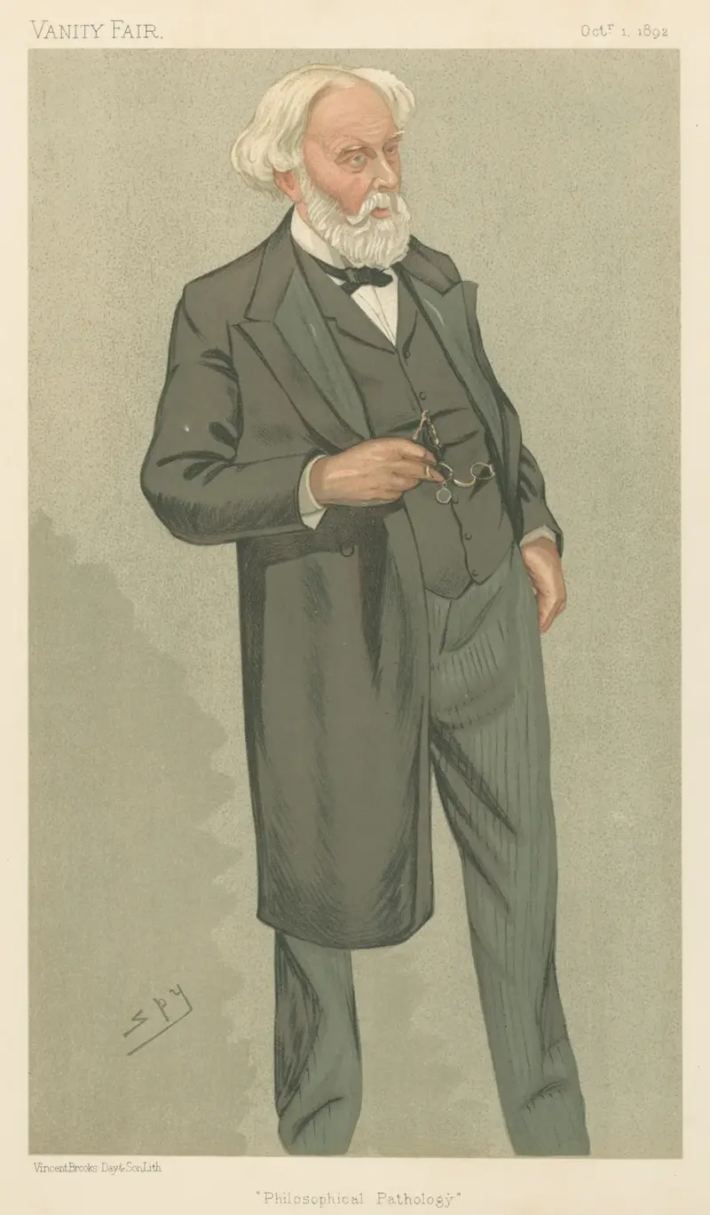 Ärzte und Wissenschaftler. ‚Philosophische Pathologie‘. Dr. Samuel Wilks. 1. Oktober 1892 von Leslie Matthew Ward