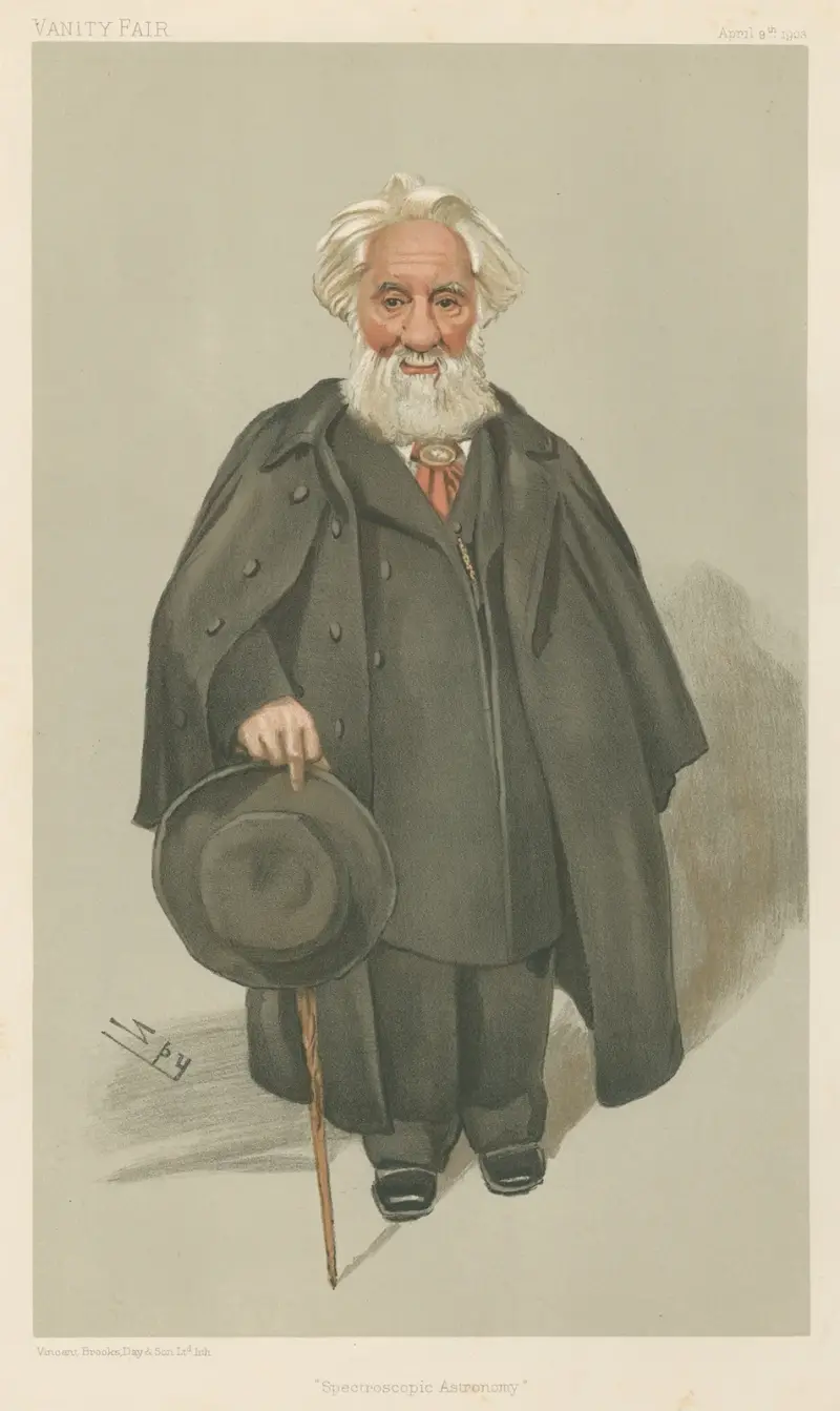 Doctors and Scientists. ‘Spectroscopic Astronomy’. Sir William Huggins. 9 April 1903 av Leslie Matthew Ward