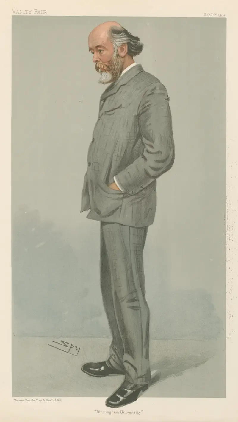 Explorers and Inventors. ‘Birmingham University’. Sir Oliver J. Lodge. 4 February 1904 av Leslie Matthew Ward