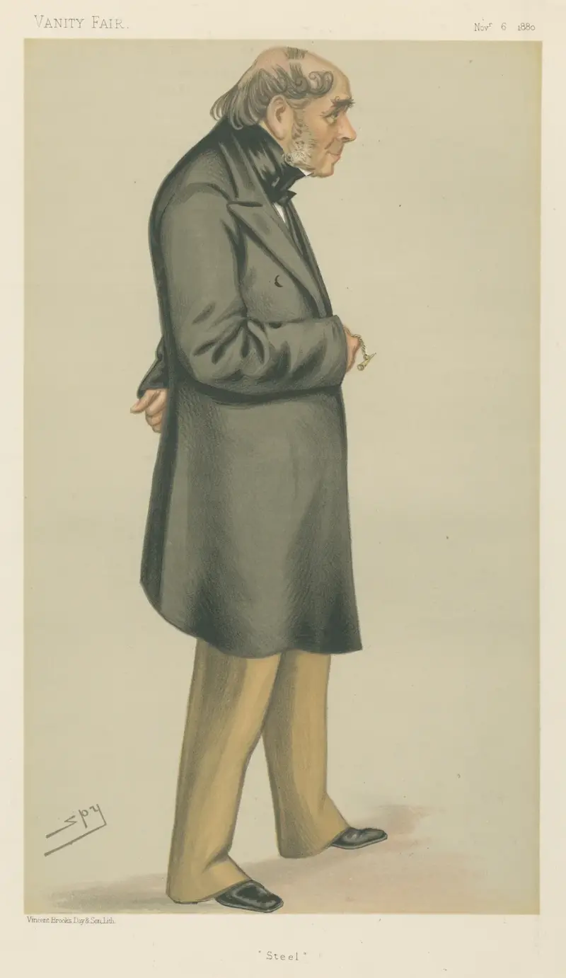 Explorers and Inventors. ‘Steel’. Sir Henry Bessemer. 6 November 1880 av Leslie Matthew Ward