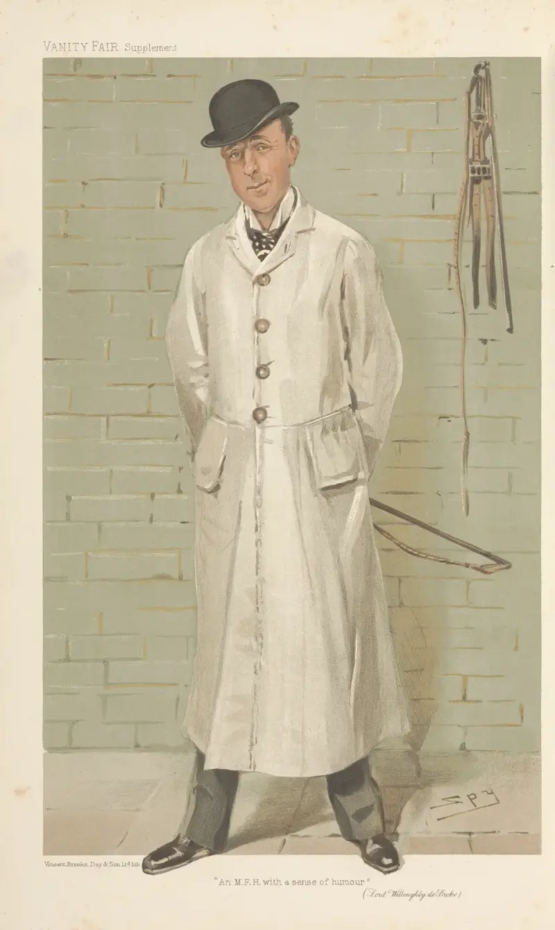 Fox Hunters. ‘An M.F.H. with a scene of humour’. Lord Willoughby de Broke. 23 November 1905 av Leslie Matthew Ward