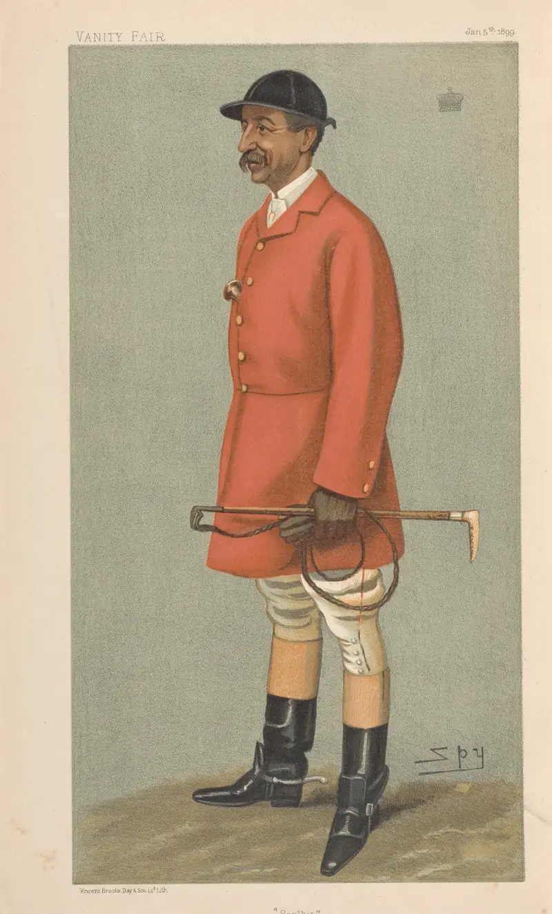Fox Hunters. ‚Serlby'. George Edmund Milnes Monckton Anundell Galway. 5. Januar 1899 von Leslie Matthew Ward