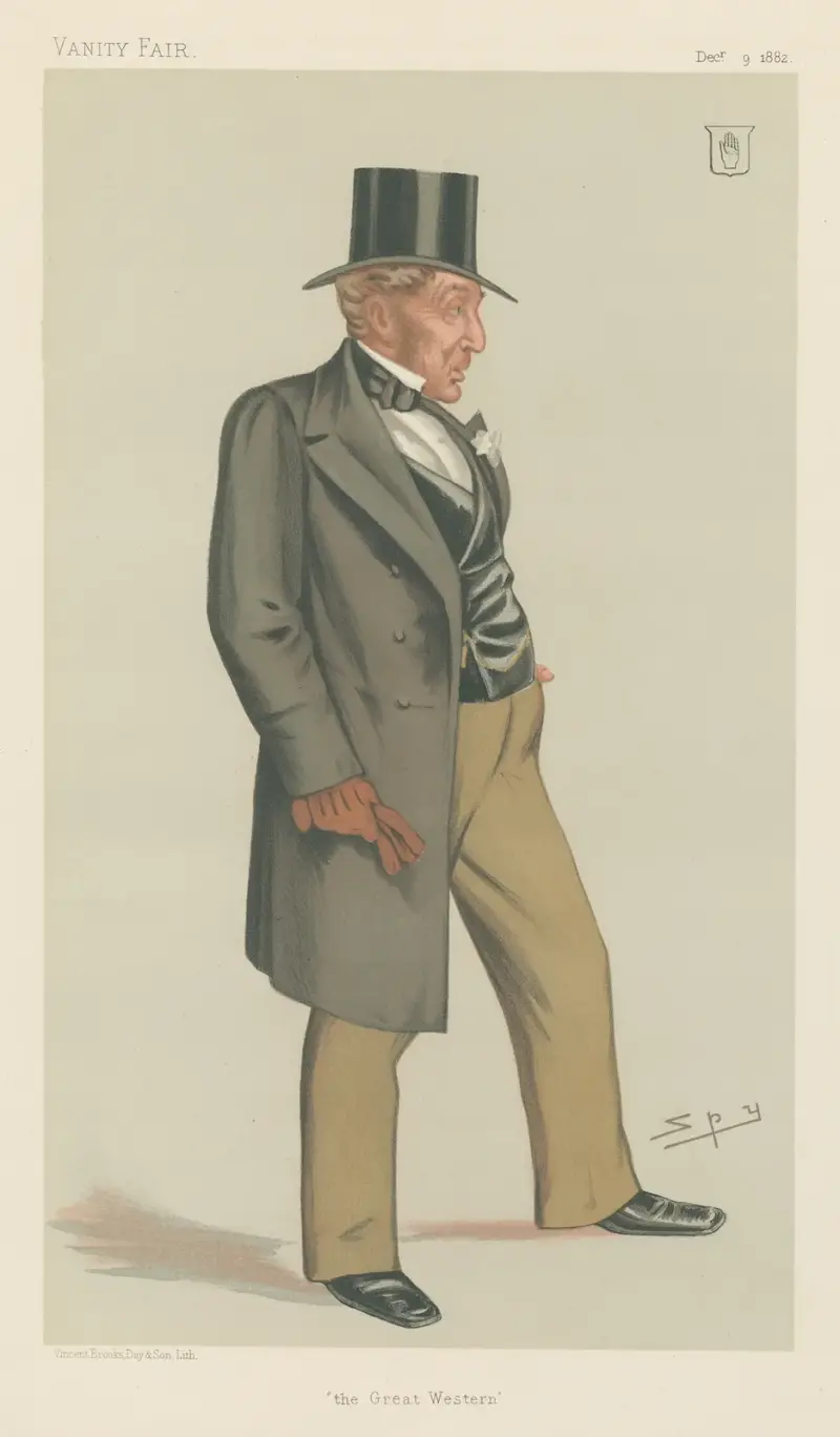 Freemasons; ‘The Great Western’, Sir Daniel Gooch, December 9, 1882 av Leslie Matthew Ward