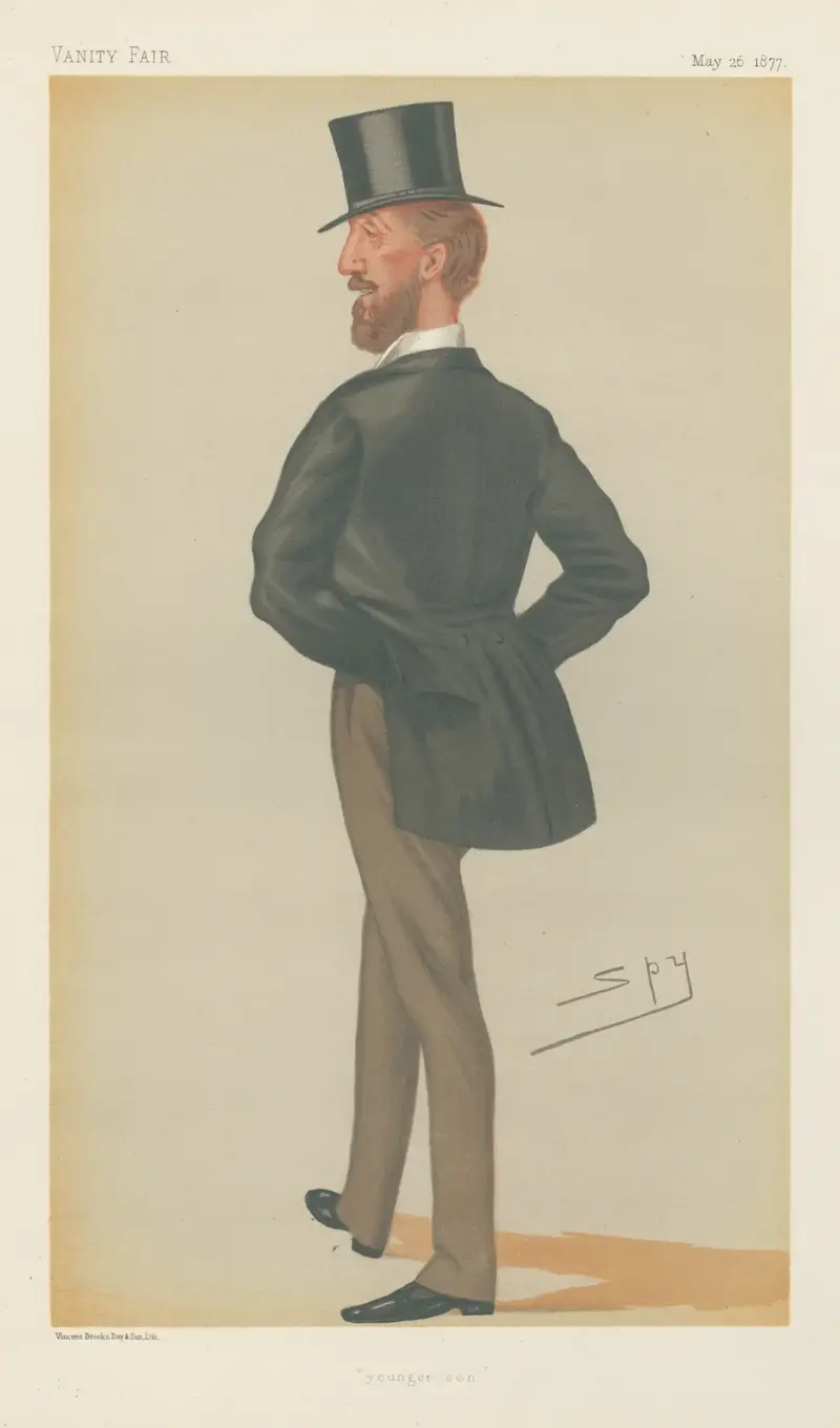 Frimurare; 'Younger Son', Lord Henry Frederick Thynne, 26 maj 1877 av Leslie Matthew Ward