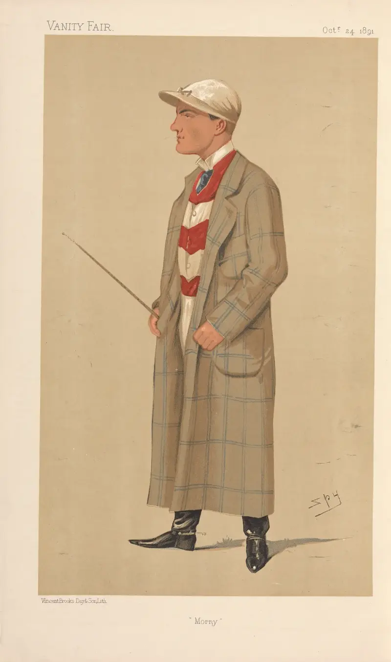 Jockeys; ‘Morny’, H. Mornington Cannon, October 24, 1891 av Leslie Matthew Ward