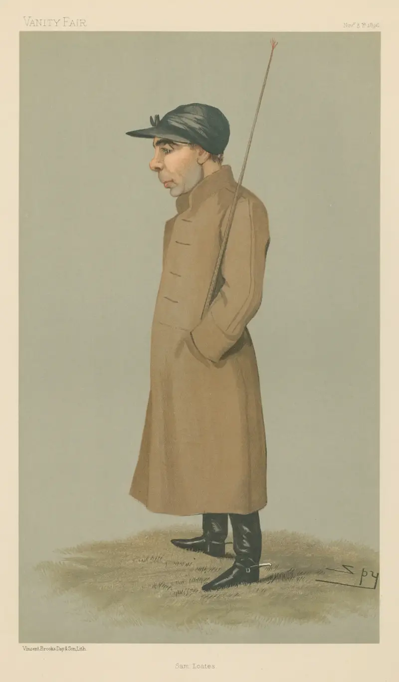 Jockeys; Sam Loates, 6. November 1896 von Leslie Matthew Ward