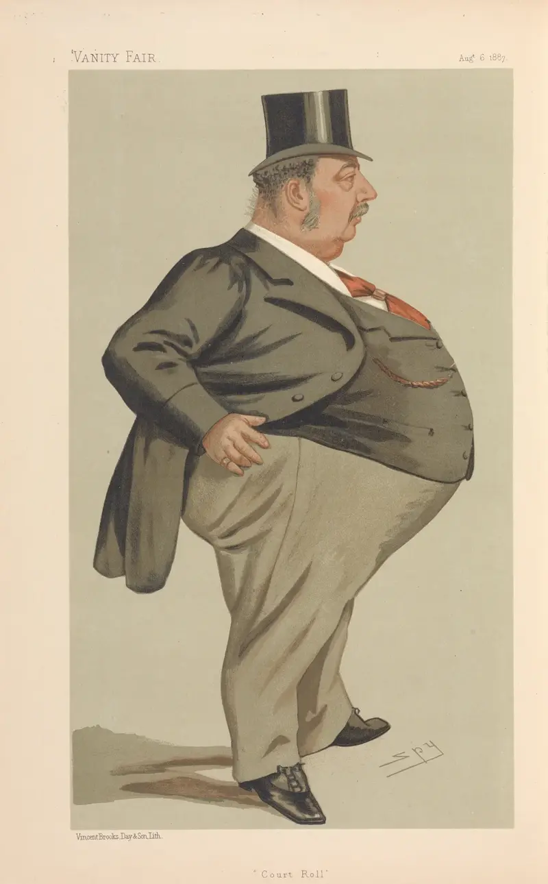 Legal; ‘Court Roll’, Charles Issac Elton, August 6, 1887 av Leslie Matthew Ward