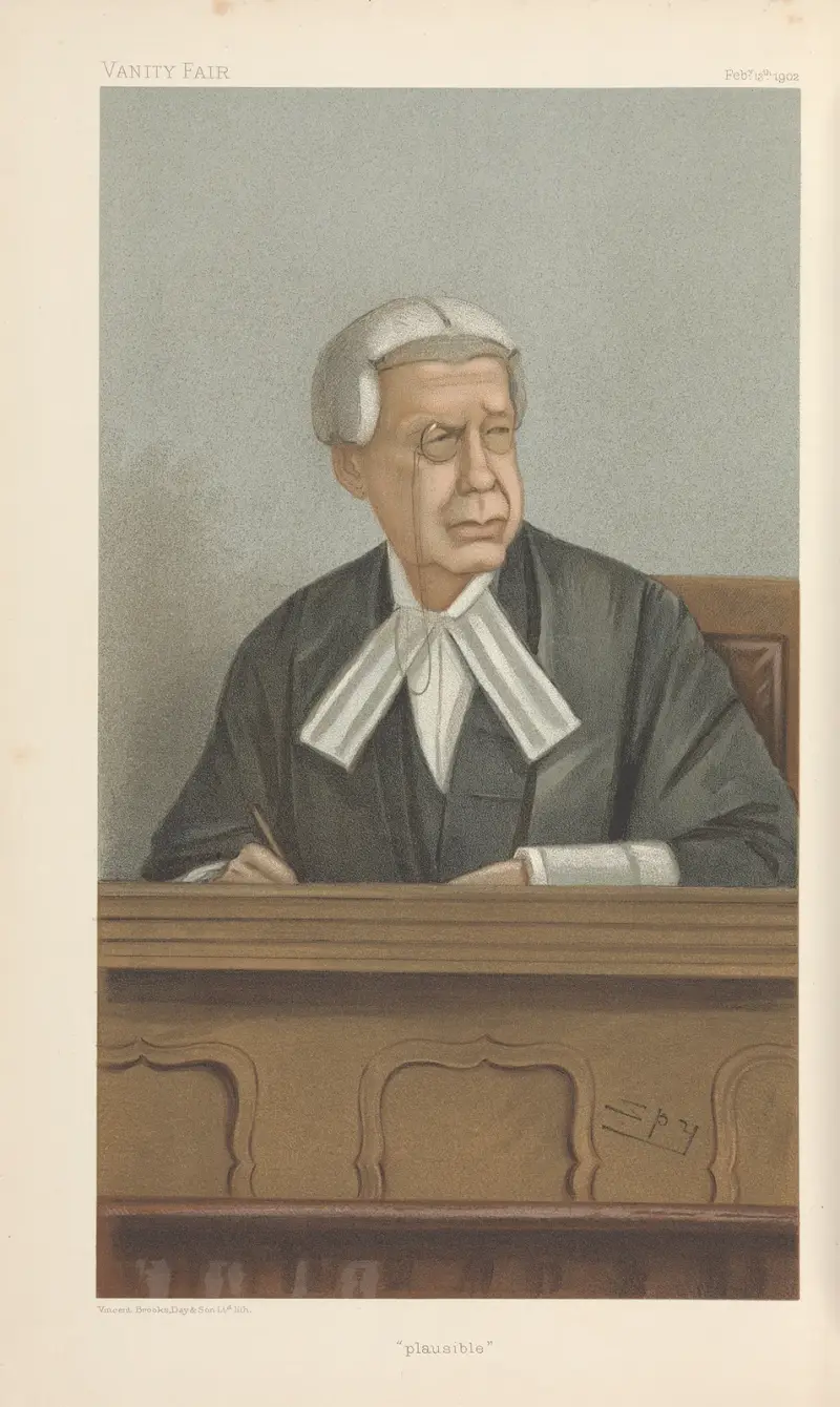 Legal; ‘Plausible’, Swinfen Eady, February 13, 1902 av Leslie Matthew Ward