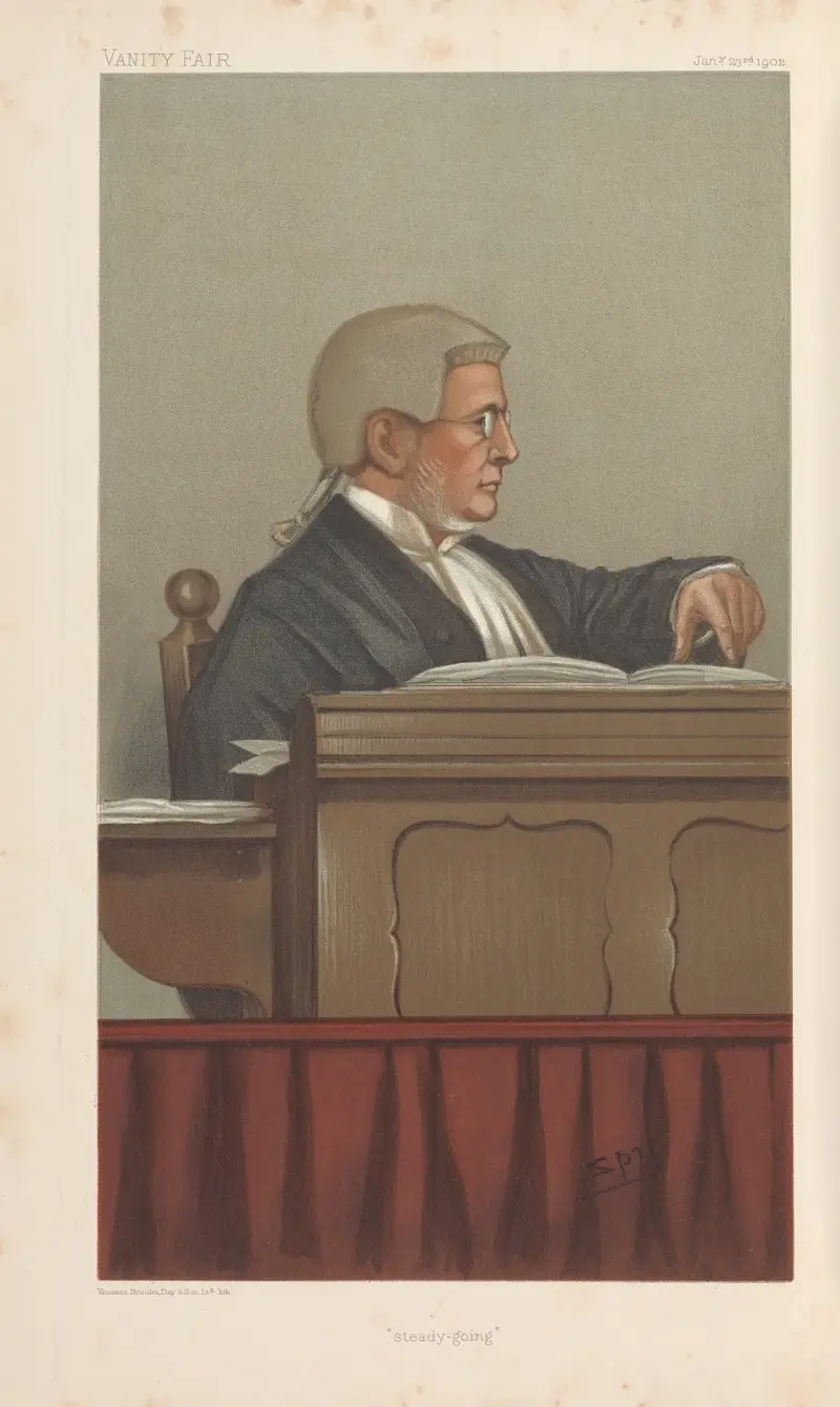 Legal; ‚Steady-going‘, Matthew Ingle Joyce, 23. Januar 1902 von Leslie Matthew Ward