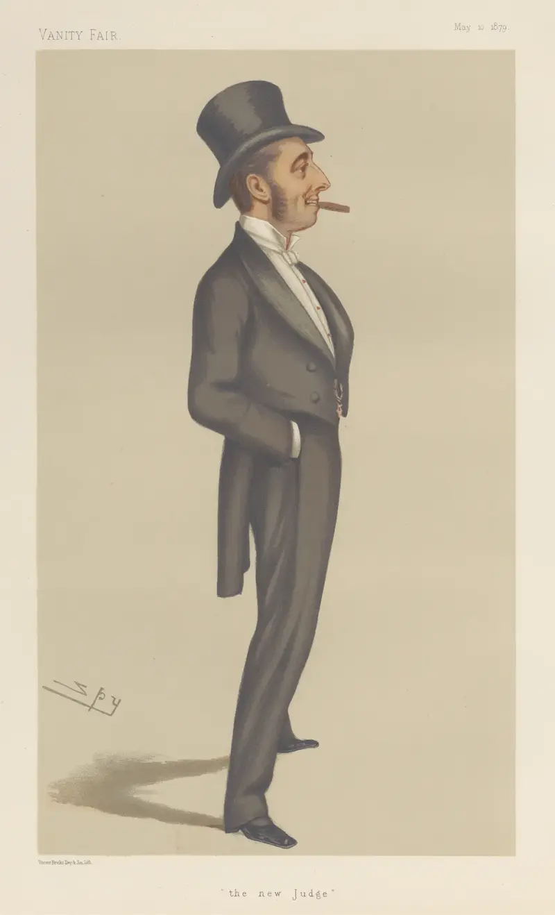 Laglig; 'Den nye domaren', The Hon. Mr. Justice Straight, 10 maj 1879 av Leslie Matthew Ward