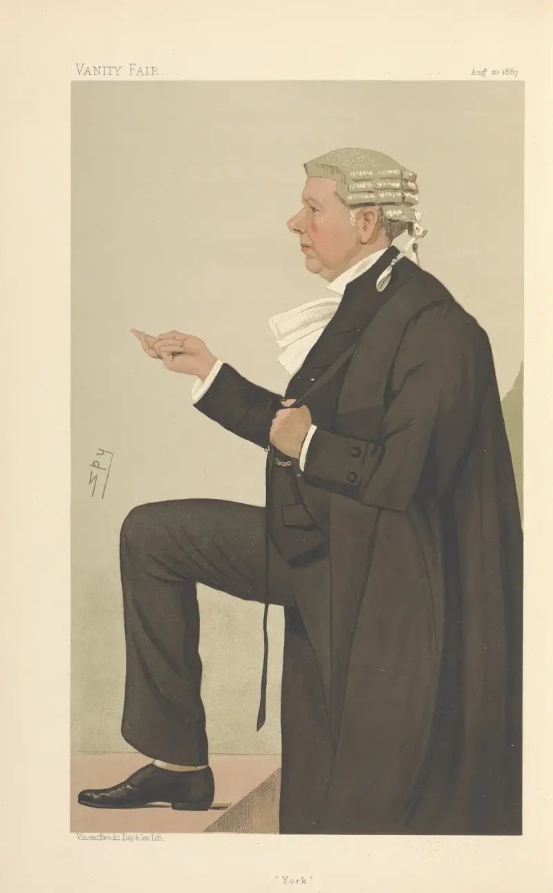 Legal; ‘York’, Frank Lockwood, August 20, 1887 av Leslie Matthew Ward