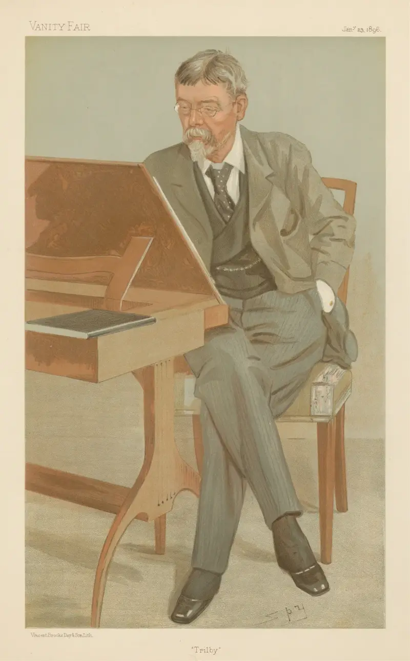 Literary; ‘Trilby’, George du Maurier, January 23, 1896 av Leslie Matthew Ward