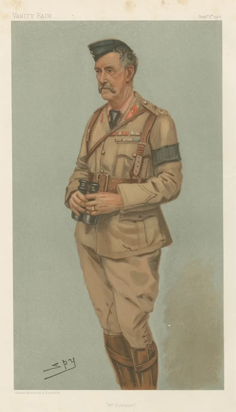 Militär och flotta; '4:e divisionen', general Neville Gerald Lyttelton, 5 september 1901 av Leslie Matthew Ward