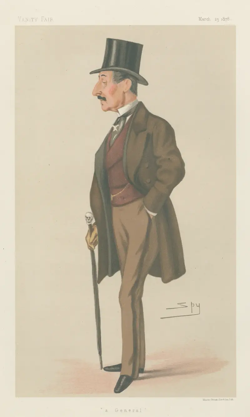Military and Navy; ‘A General’, General Sir Charles Hastings Doyle, March 23, 1878 av Leslie Matthew Ward