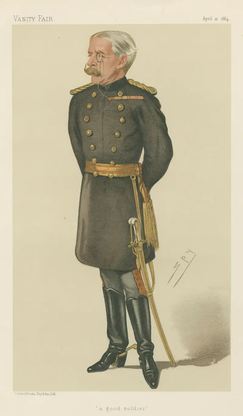 Military and Navy; ‘A Good Soldier’, Lieutenant General George Wentworth Alexander Higginson, April 12, 1884 av Leslie Matthew Ward