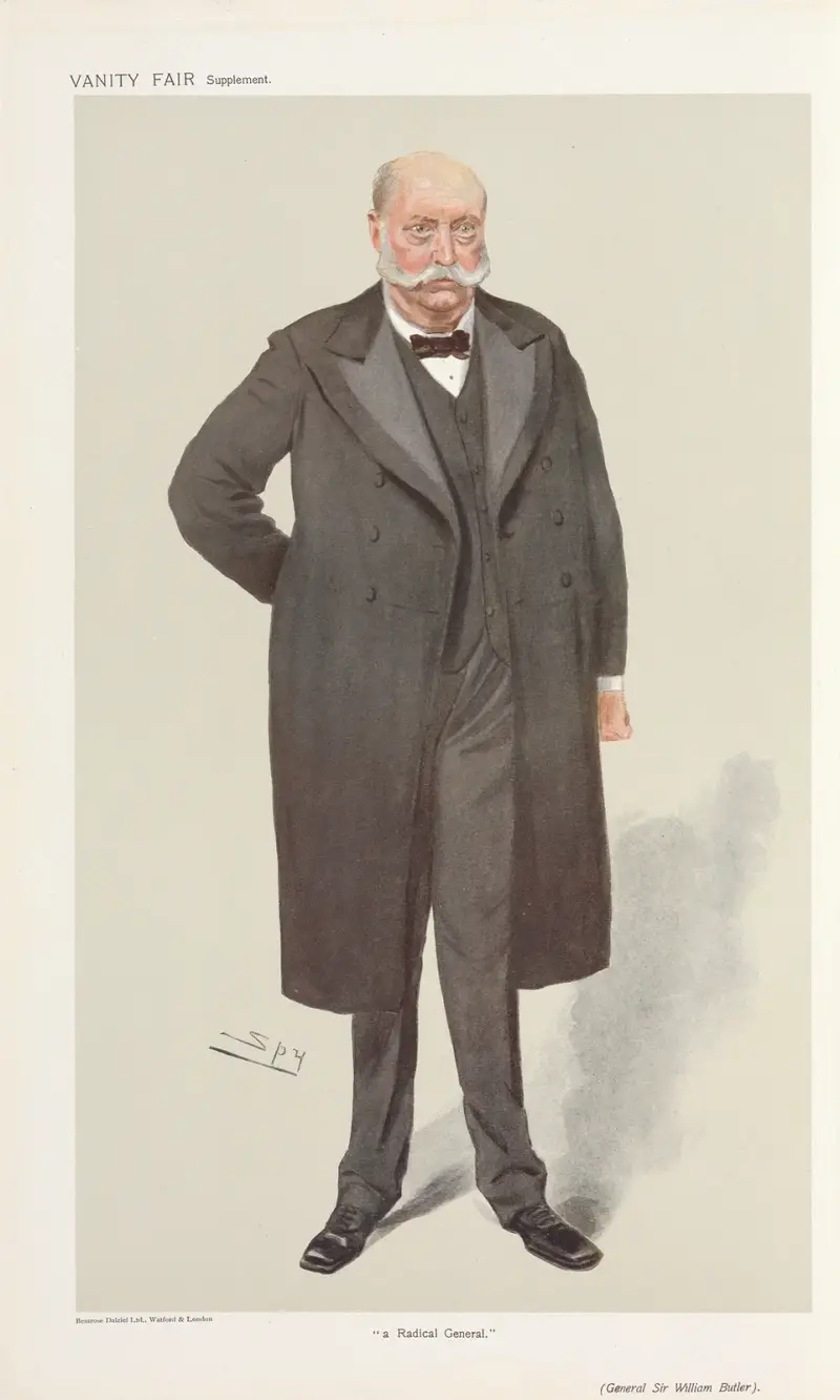 Militär och flotta; 'En radikal general', general Sir William Butler, 9 januari 1907 av Leslie Matthew Ward