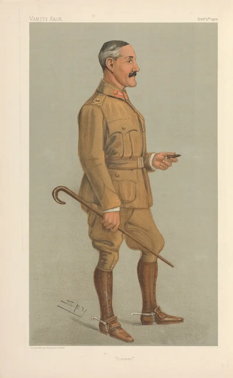 Military and Navy; ‘Doreen’, General Smith Dorrien, December 5, 1901 av Leslie Matthew Ward