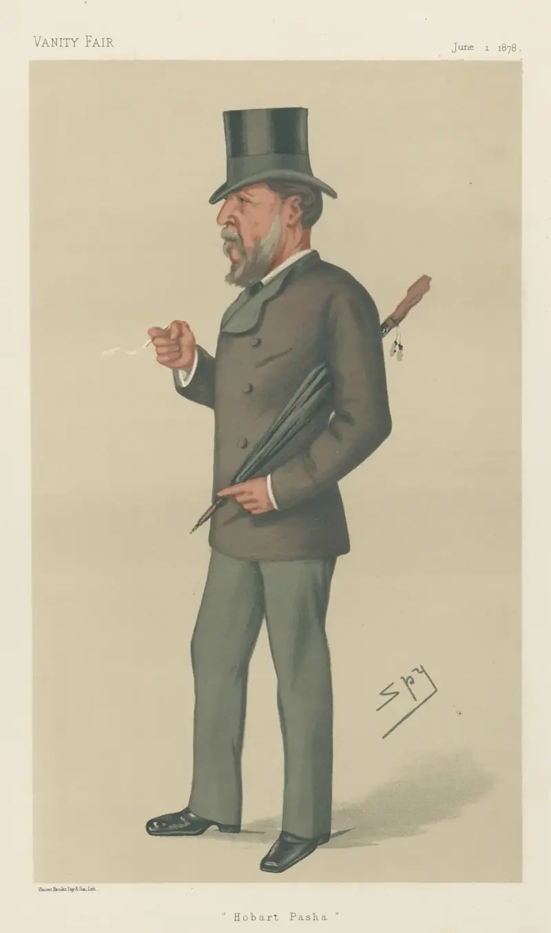 Militär und Marine; „Hobart Pasha“, Admiral Hobart Pasha, 1. Juni 1878 von Leslie Matthew Ward