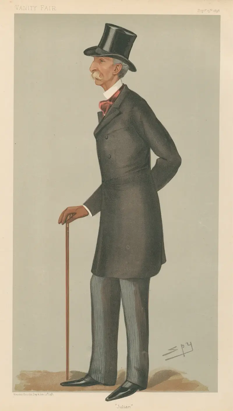 Military and Navy; ‘Julian’, General Julian Hamilton Hall, September 15, 1898 av Leslie Matthew Ward