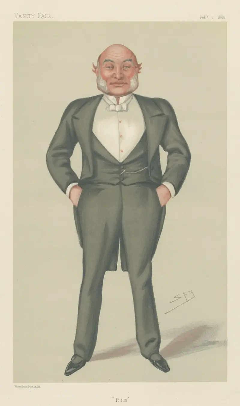 Militärt och marinen; 'Rim', viceamiral Sir Reginald John MacDonald, 7 februari 1880 av Leslie Matthew Ward