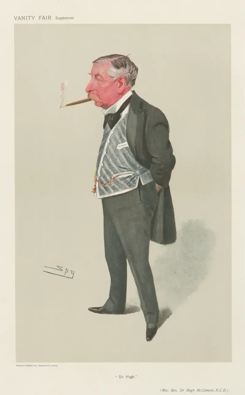 Militär und Marine; „Sir Hugh“, Generalmajor Sir Hugh McCalmont, 10. Mai 1906 von Leslie Matthew Ward