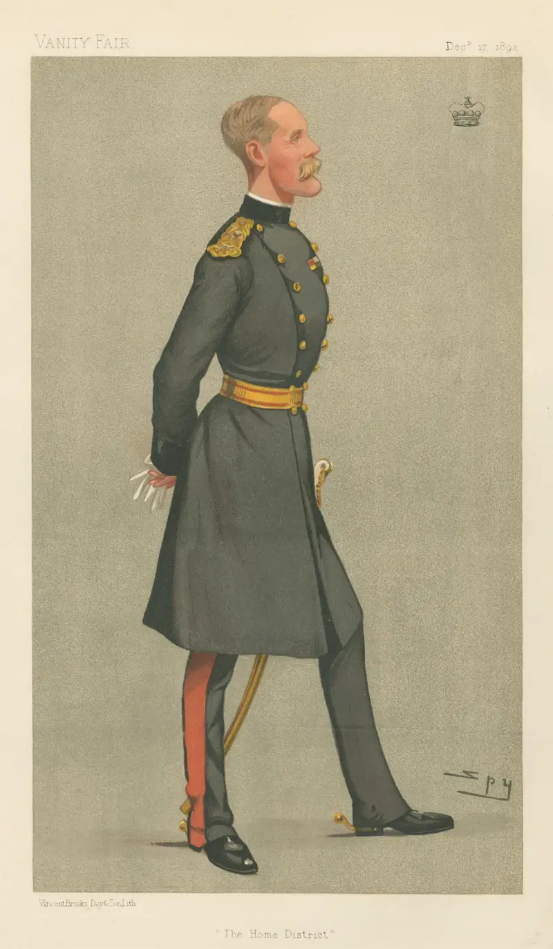 Military and Navy; ‘The Home District’, Major General Lord Methuen, December 17, 1892 av Leslie Matthew Ward