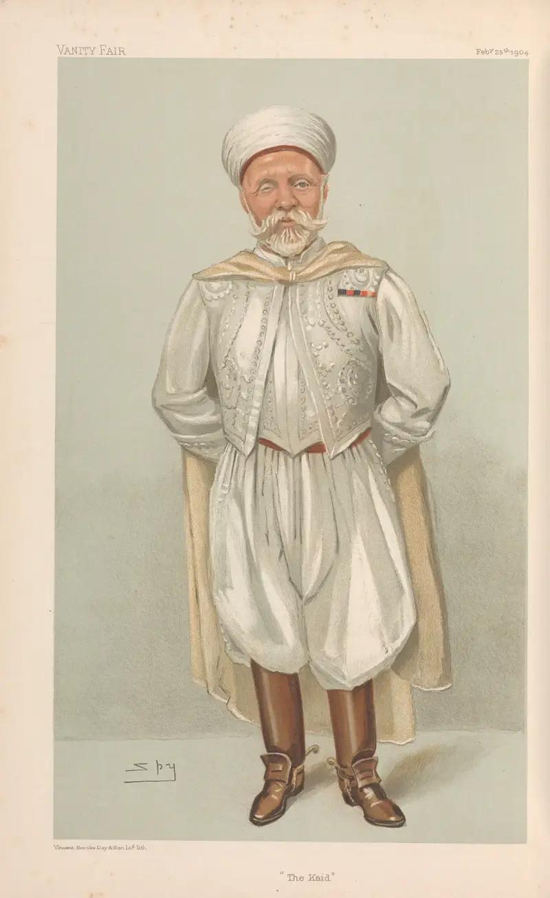 Militär och marin; 'The Kaid', general Sir Harry Aubrey De MacLean, 25 februari 1904 av Leslie Matthew Ward