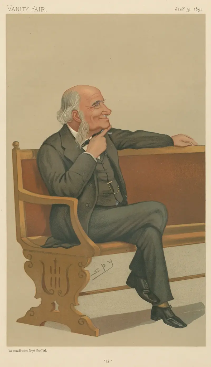 Musikanter, ”G”, Sir George Grove, 31 januari 1891 av Leslie Matthew Ward