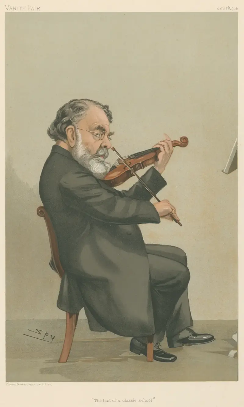 Musiker; ‚The Last of a Classic School', Joseph Joachim, 5. Januar 1905 von Leslie Matthew Ward
