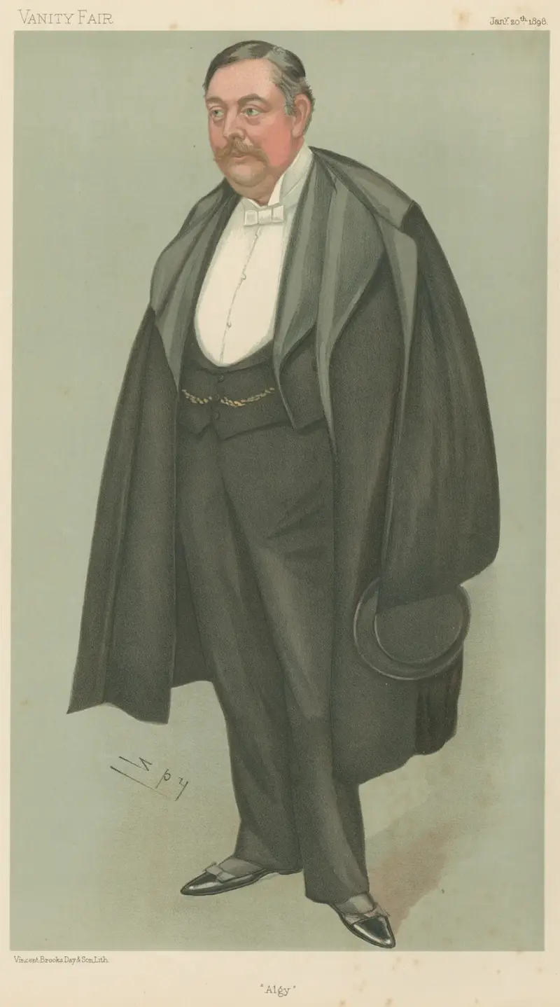 Newspapermen; ‘Algy’, The Hon. Algernon Henry Bourke, Januray 20, 1898 av Leslie Matthew Ward