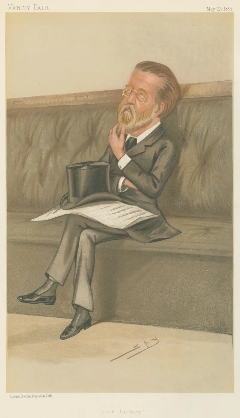 Newspapermen; ‘Irish History’, Gaslin McCarthy, May 23, 1885 av Leslie Matthew Ward