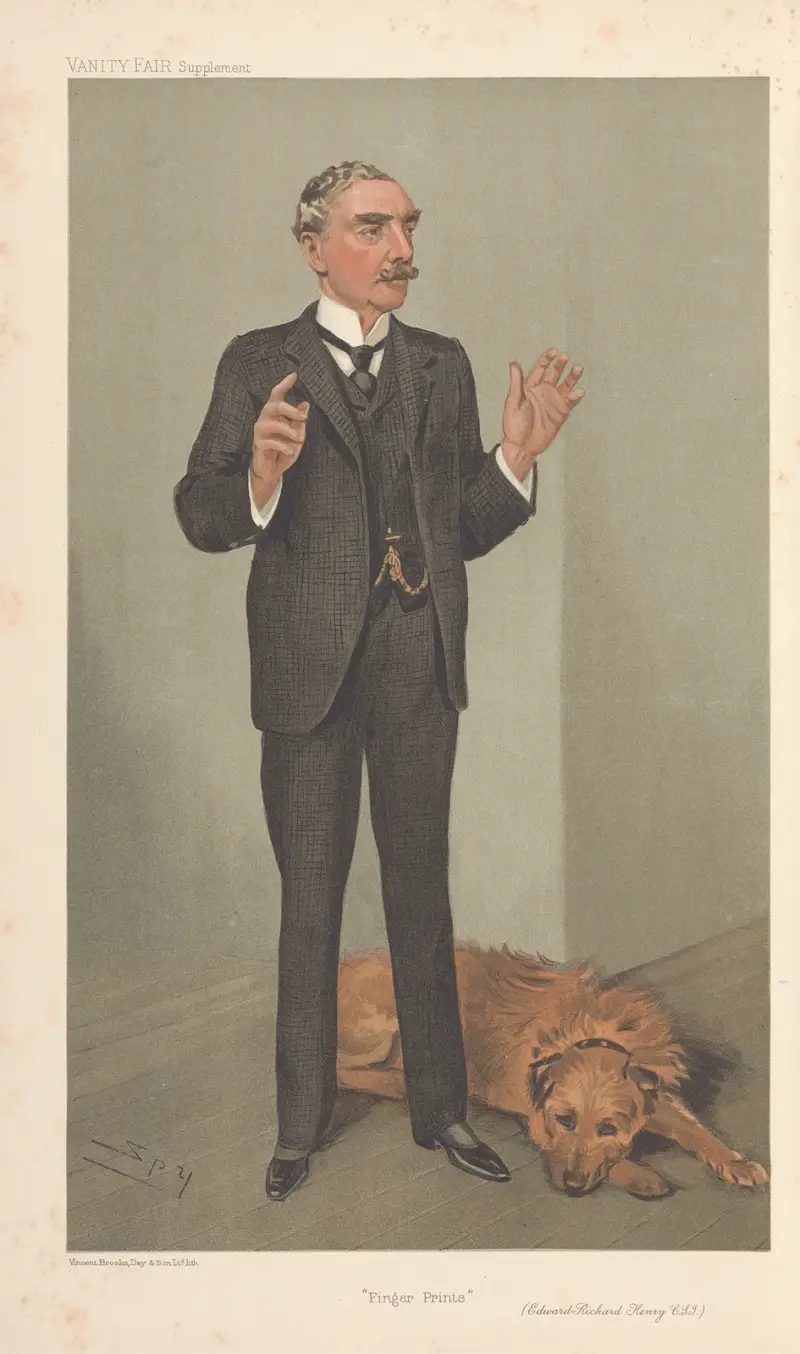 Policemen; ‘Fingerprints’, Edward Richard Henry, October 5, 1905 av Leslie Matthew Ward
