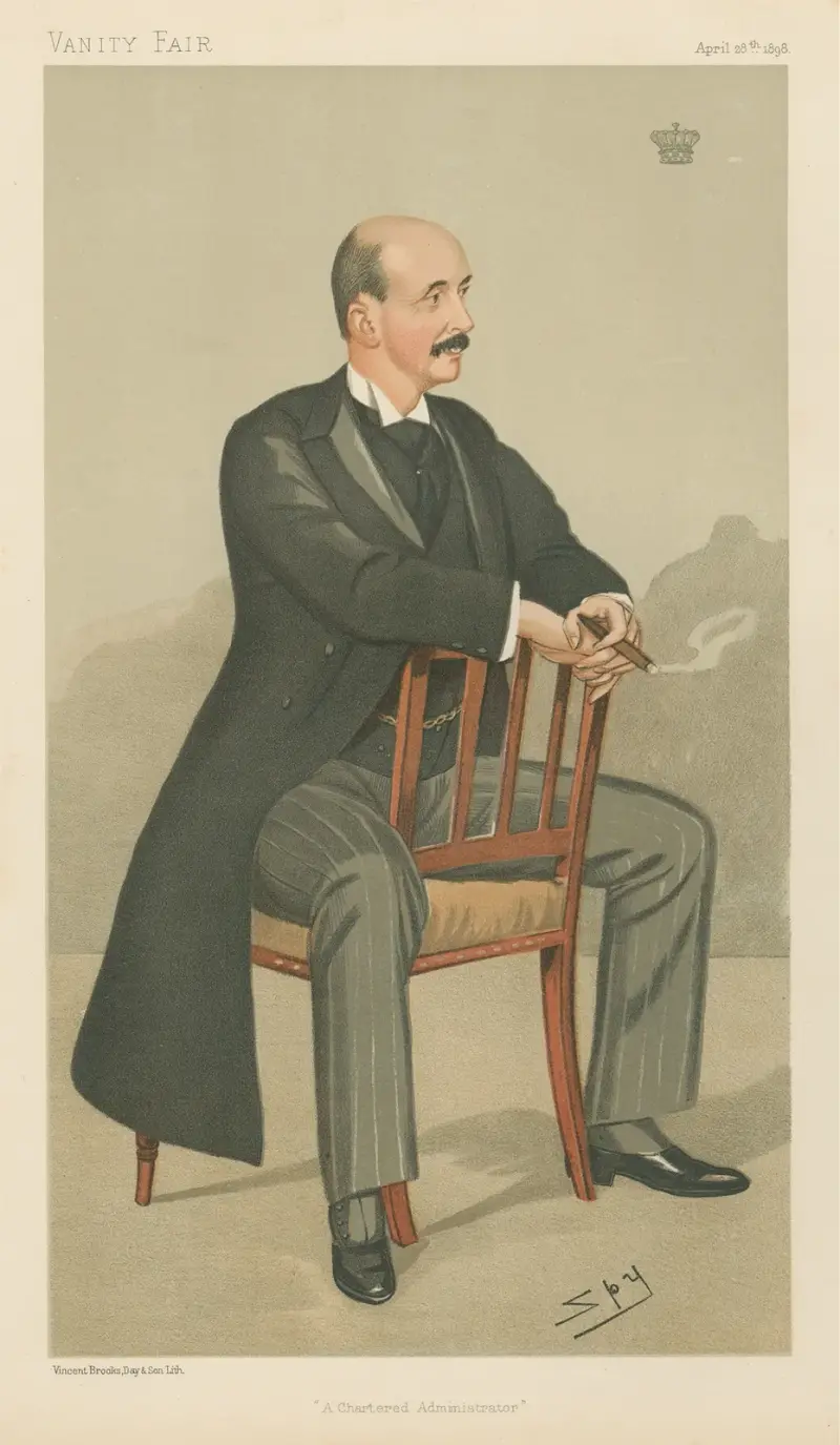 Politiker – 'En chartrad administratör'. Earl Grey. 28 april 1898 av Leslie Matthew Ward