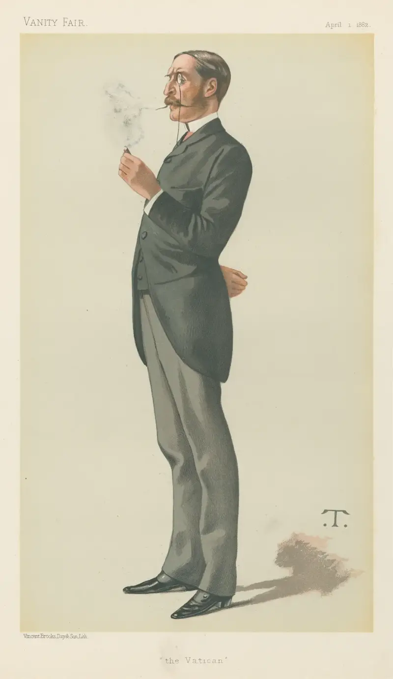 Politiker; 'En generalpostdirektör', Sir James Fergusson, 30 april 1892 av Leslie Matthew Ward
