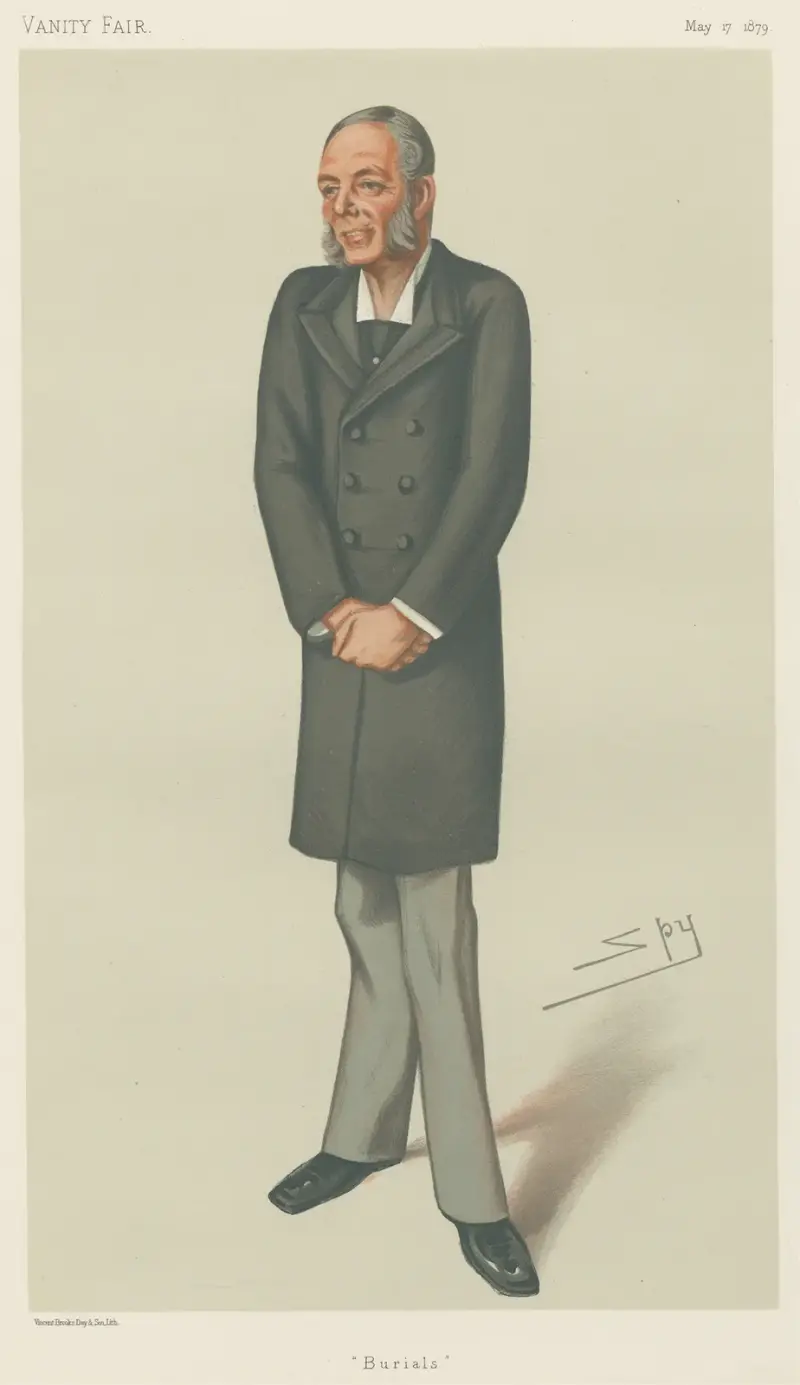 Politicians – ‘Burials’. Mr. George Osborne Morgan. 17 May 1879 av Leslie Matthew Ward