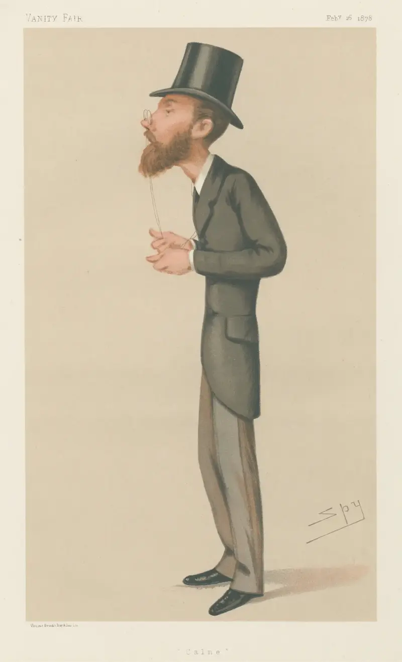 Politiker – „Calne“. Lord Edmund George Fitzmaurice. 16. Februar 1878 von Leslie Matthew Ward