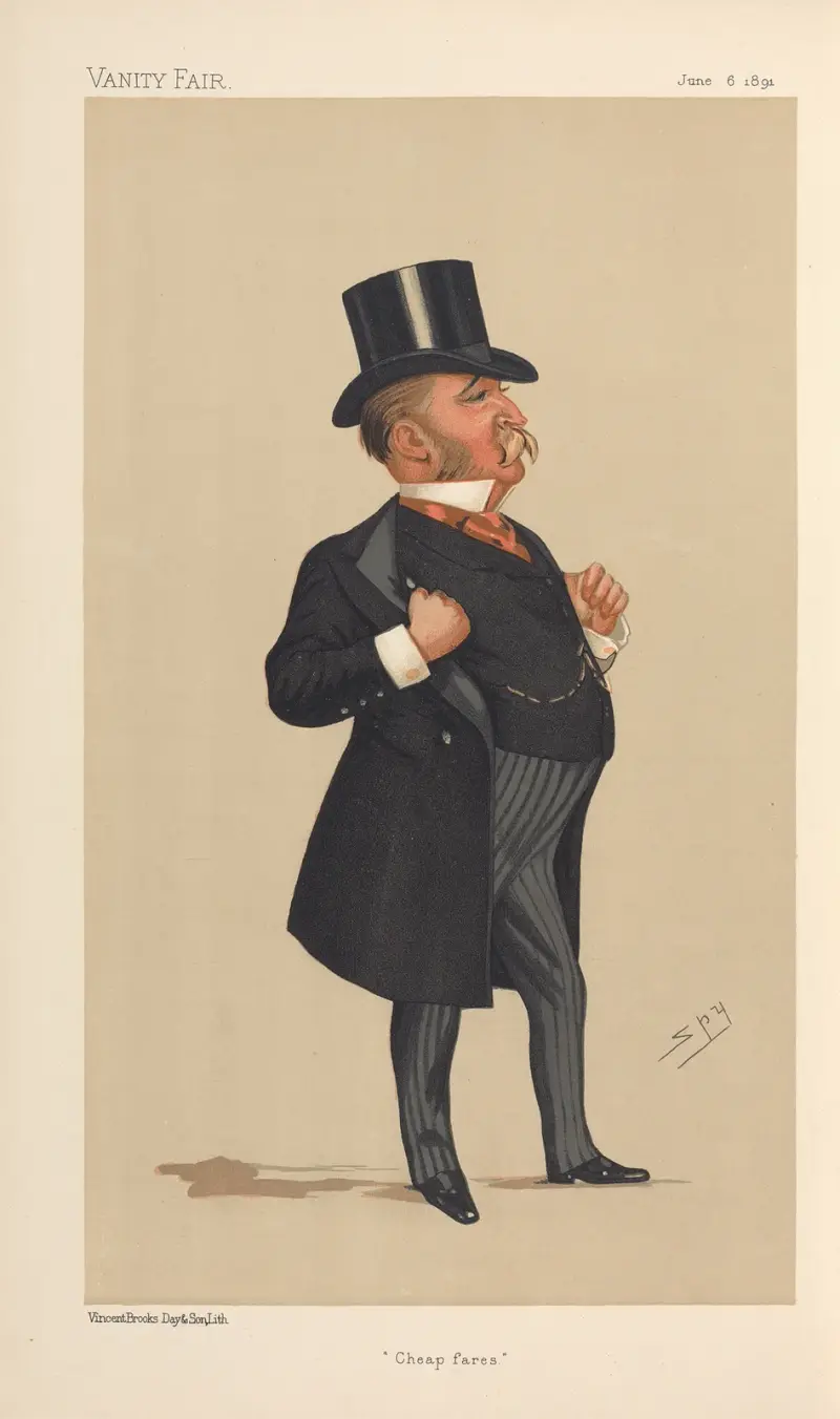 Politicians – ‘Cheap Fares.’ Mr. John Blundell Maple. 6 June 1891 av Leslie Matthew Ward