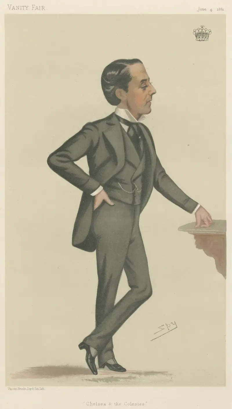 Politicians – ‘Chelsea and the Colonies’. Earl Cadogan. June 4, 1881 av Leslie Matthew Ward