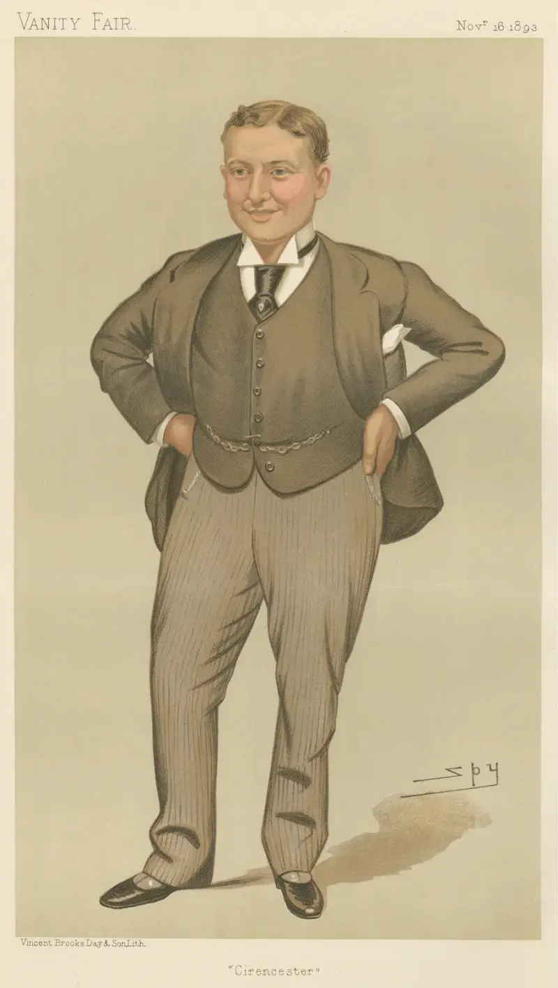 Politicians – ‘Cirencester’. Mr. Harry Lawson Webster Lawson. 15 November 1893 av Leslie Matthew Ward