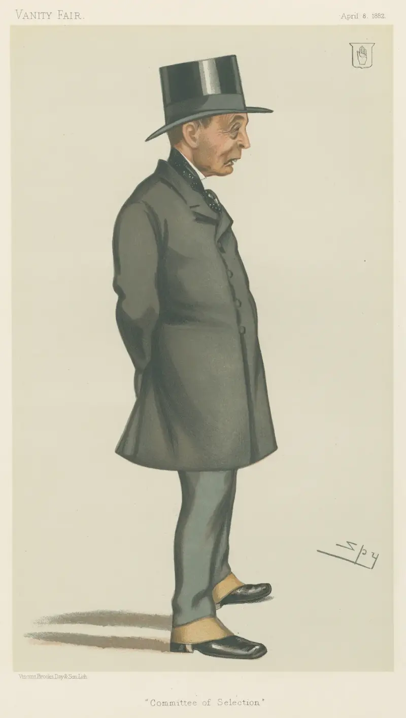 Politiker – 'Committee of Selection'. Sir John Robert Mowbray. 8 april 1882 av Leslie Matthew Ward