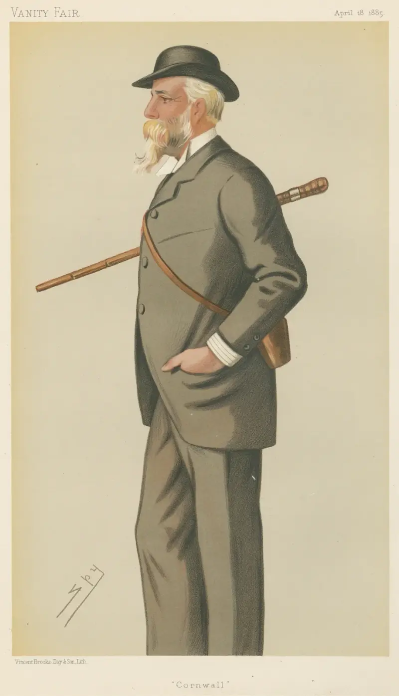 Politicians – ‘Cornwall’. Brydes-Willyams. April18, 1885 av Leslie Matthew Ward