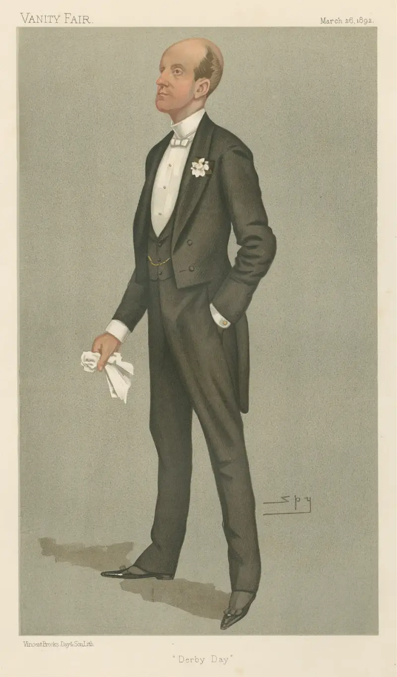 Politiker – 'Derby Day'. Lord Elcho. 25 mars 1892 av Leslie Matthew Ward