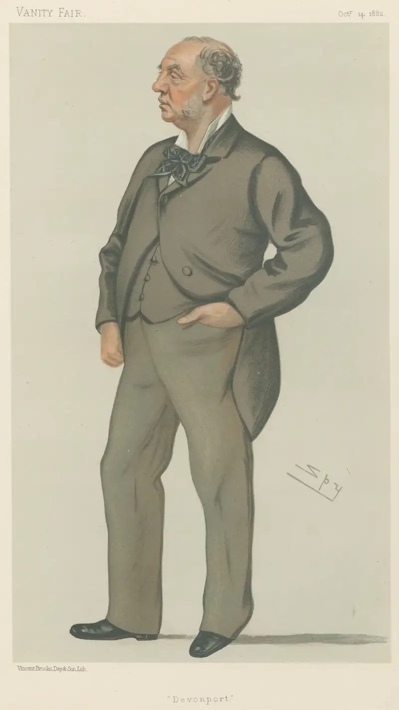 Politicians – ‘Devonport’. Mr. J. H. Puleston. 14 October 1882 av Leslie Matthew Ward