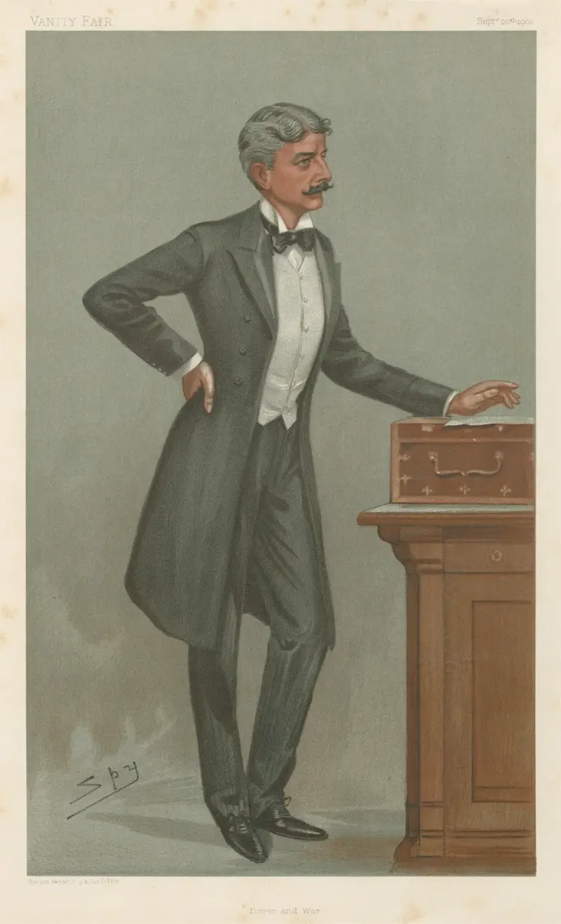 Politicians – ‘Dover and War’. Mr. George Wyndham. 20 September 1900 av Leslie Matthew Ward
