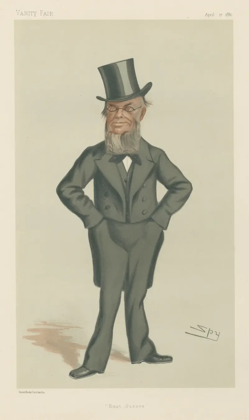 Politicians – ‘East Sussex’. Mr. George Burrow Gregory. April 17, 1880 av Leslie Matthew Ward